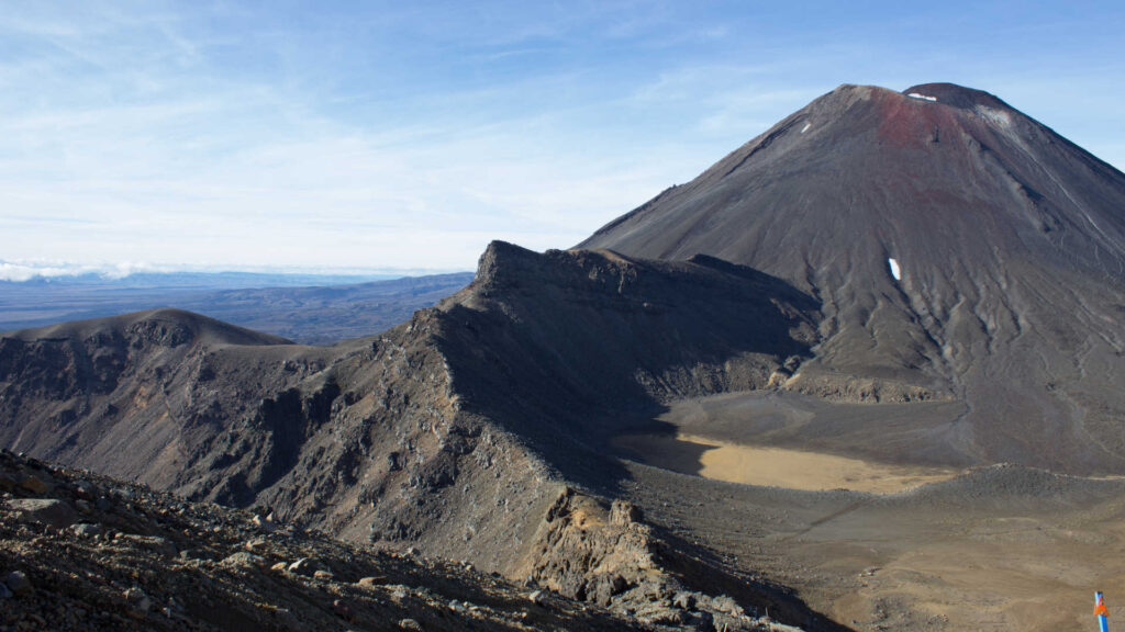 Mount Ngauruhoe (mount Doom from Lord of the Rings and Hobbit) view from Tongariro alpine crossing